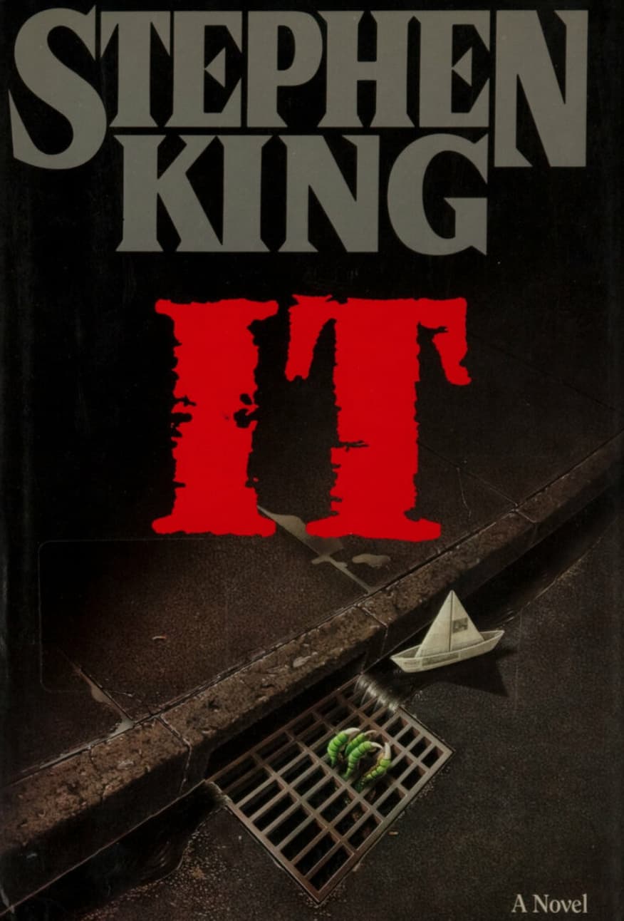 original book cover - Stephen King It A Novel